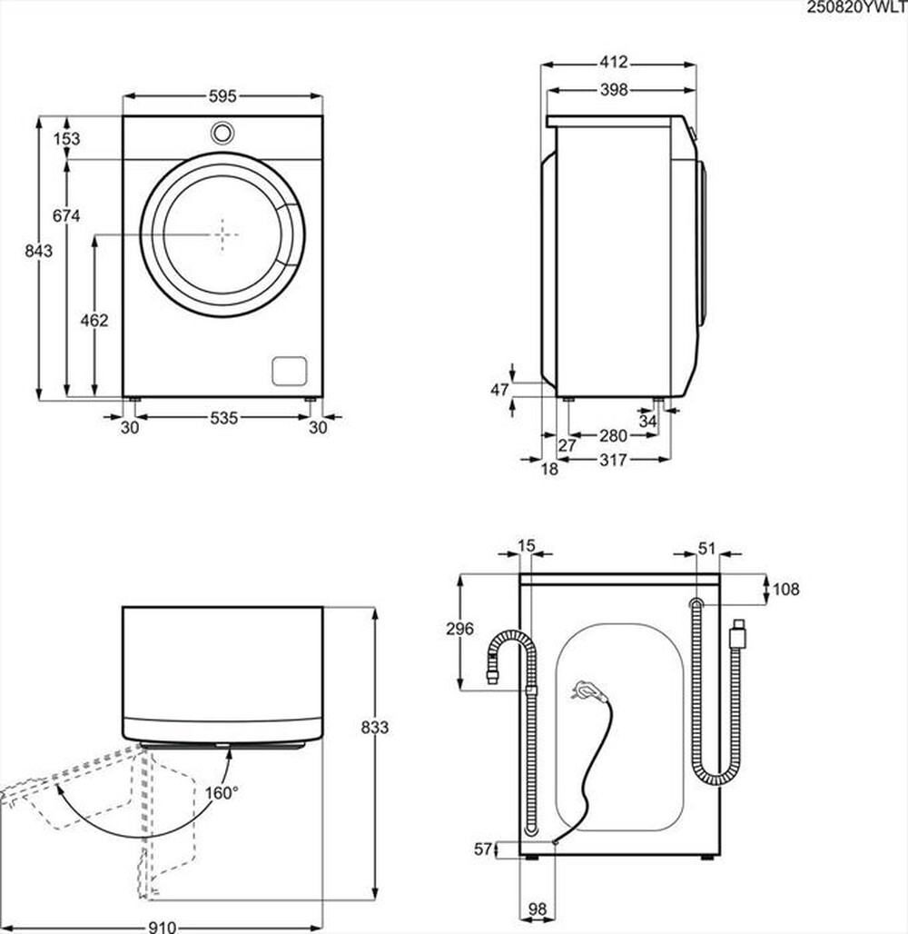 Immagine del prodotto AEG - Lavatrice 6Kg L6SE26A Classe A-Bianco
