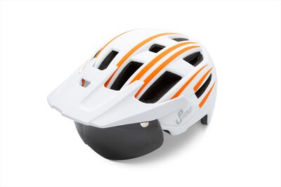 URBAN PRIME - Casco ENERGY - L-Bianco e arancione