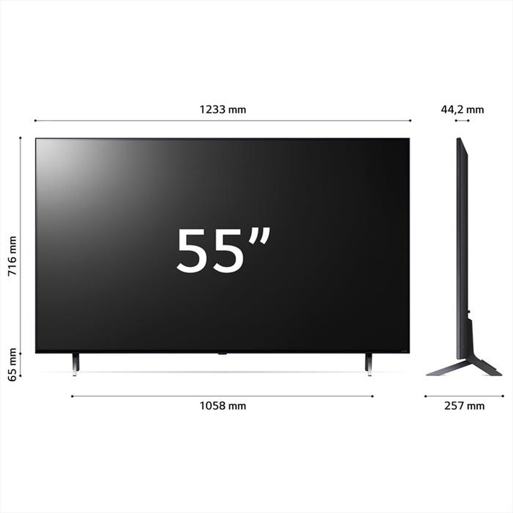 Immagine del prodotto LG - Smart TV Q-LED UHD 4K 55" 55QNED756RA-Blu