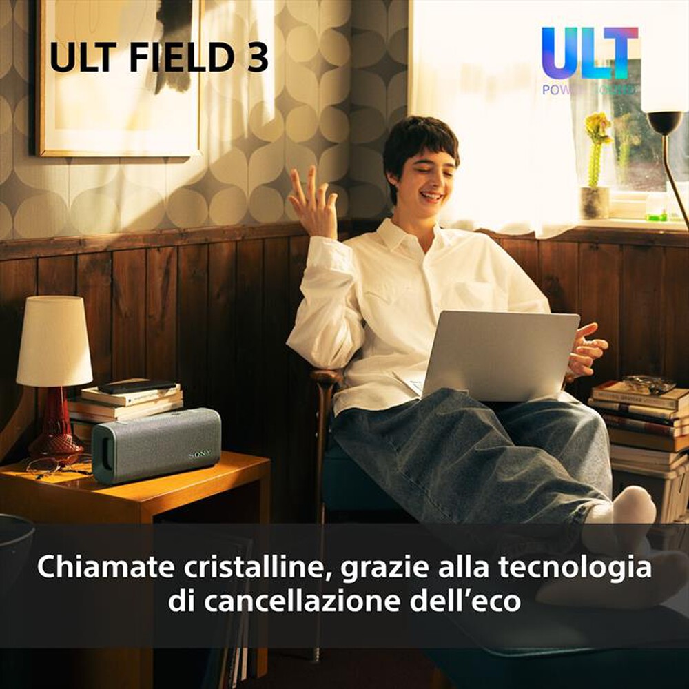 Immagine del prodotto SONY - Speaker portatile Wireless Bluetooth SRSULT30W.CE7-Bianco
