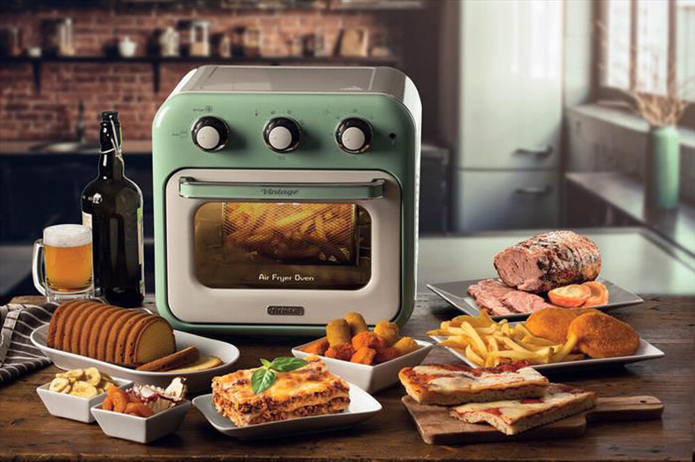 Immagine del prodotto ARIETE - 4632 VINTAGE FRIGGITRICE AD ARIA E FORNO 16L-Verde