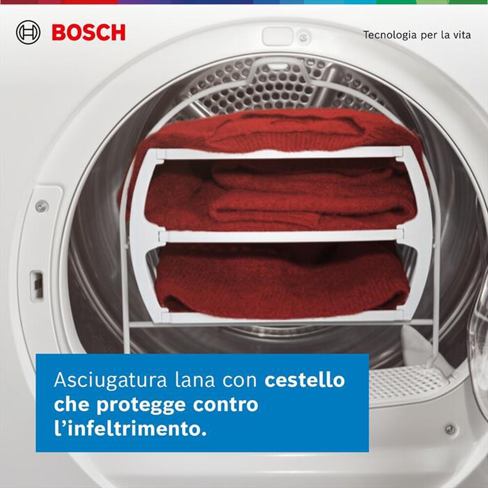 Immagine del prodotto BOSCH - Asciugatrice Serie 6 WQG233D1II 8Kg Classe C-Bianco