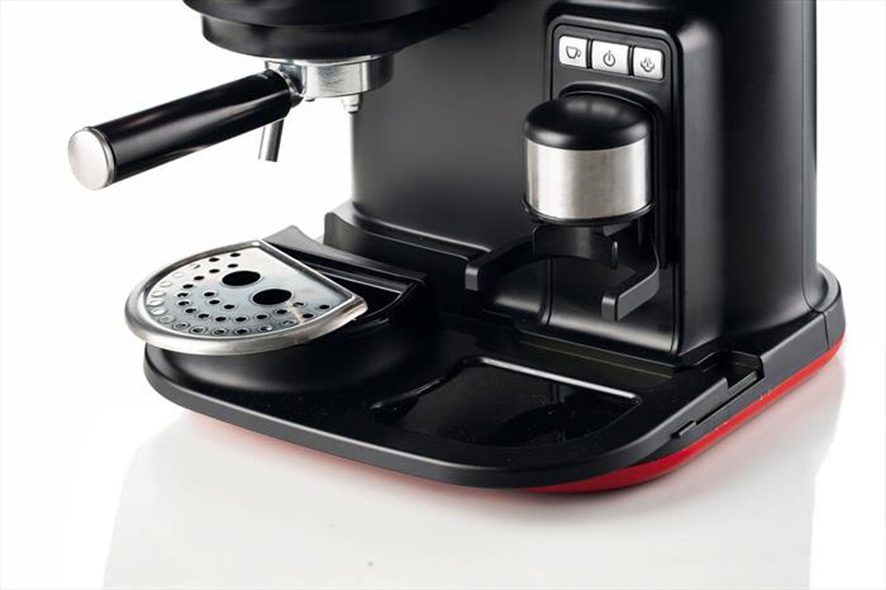 Immagine del prodotto ARIETE - 1318 Moderna Macchina da caff&egrave; con macinacaff&egrave;-Rosso/Nero