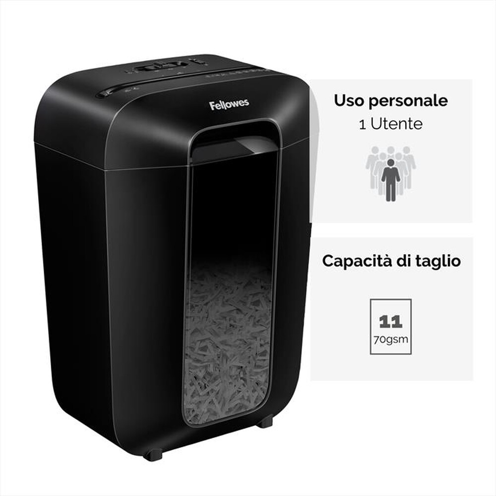 Immagine del prodotto FELLOWES - Distruggidocumenti LX70-nero