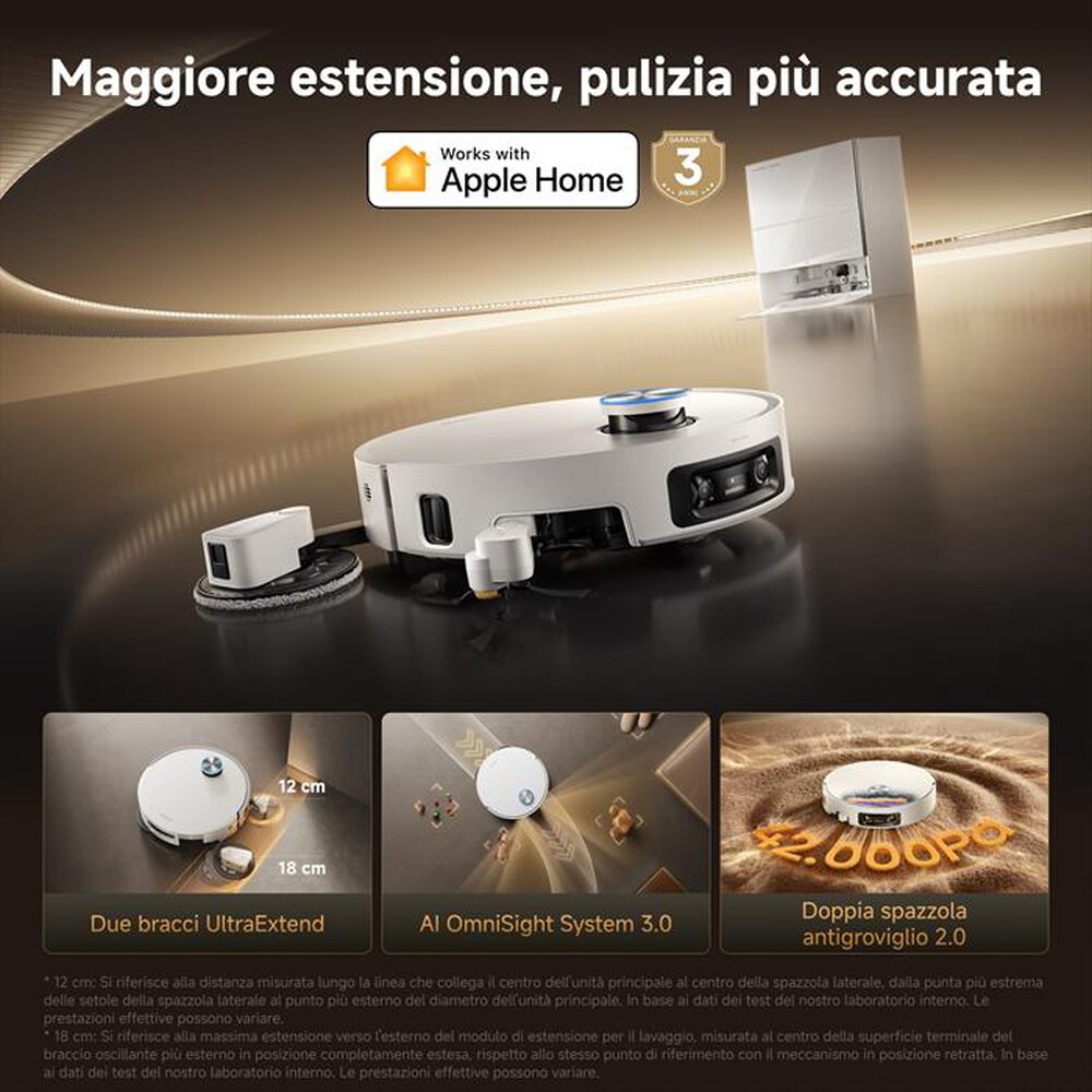 Immagine del prodotto DREAME - Aspirapolvere robot X60VIM PRO ULTRA COMPLETE-Bianco