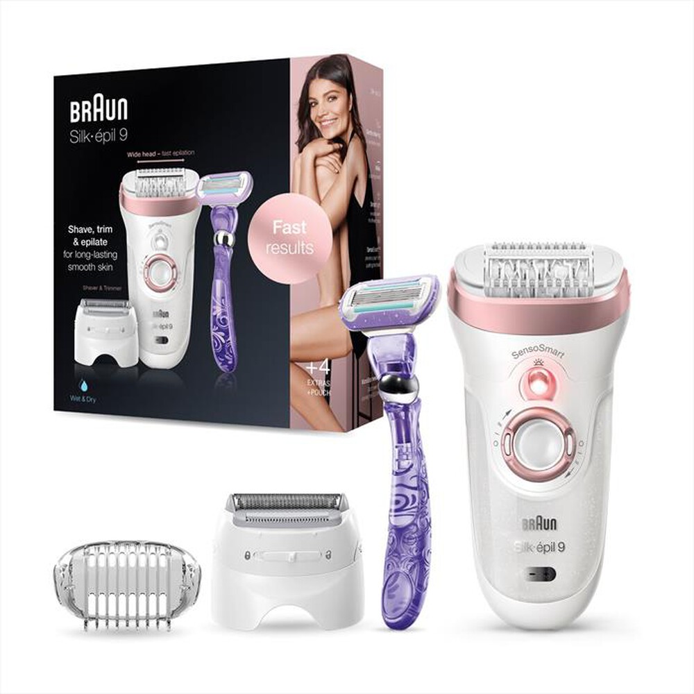Immagine del prodotto BRAUN - Silk-&eacute;pil 9 9-870-Bianco/Oro rosa
