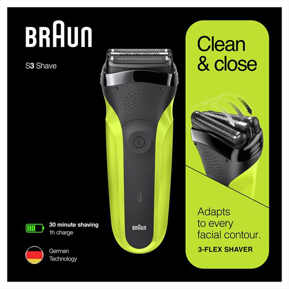 Immagine del prodotto BRAUN - SERIES 3 300BT-NERO/VERDE