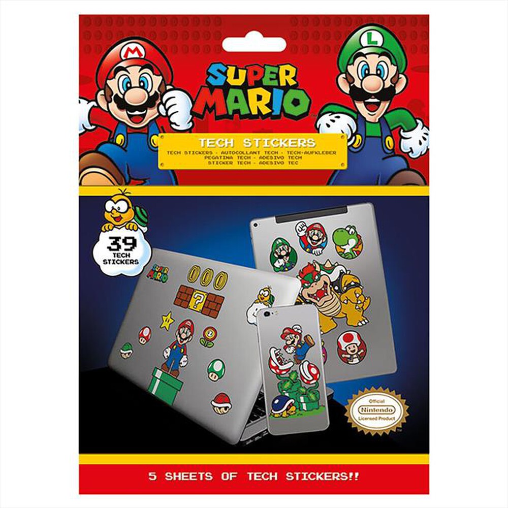 Immagine del prodotto PYRAMID - SUPER MARIO - STICKERS "REGNO DEI FUNGHI"-Multicolore