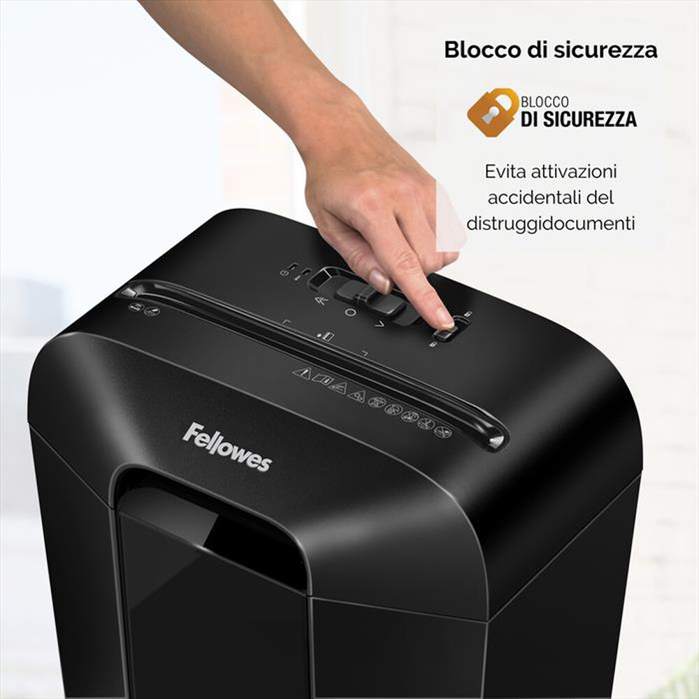 Immagine del prodotto FELLOWES - Distruggidocumenti LX70-nero