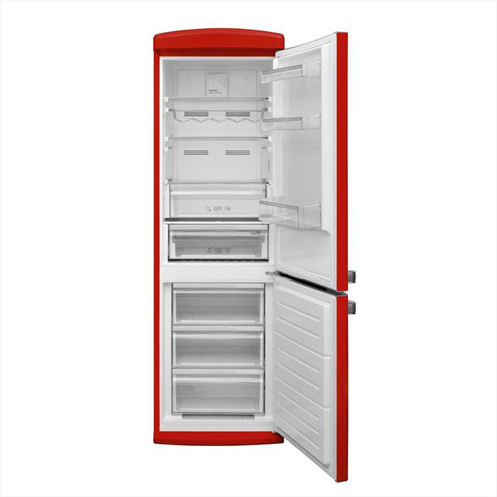 Immagine del prodotto TECHLIFE - Frigorifero combinato TFCB373R Classe E 331lt-Rosso