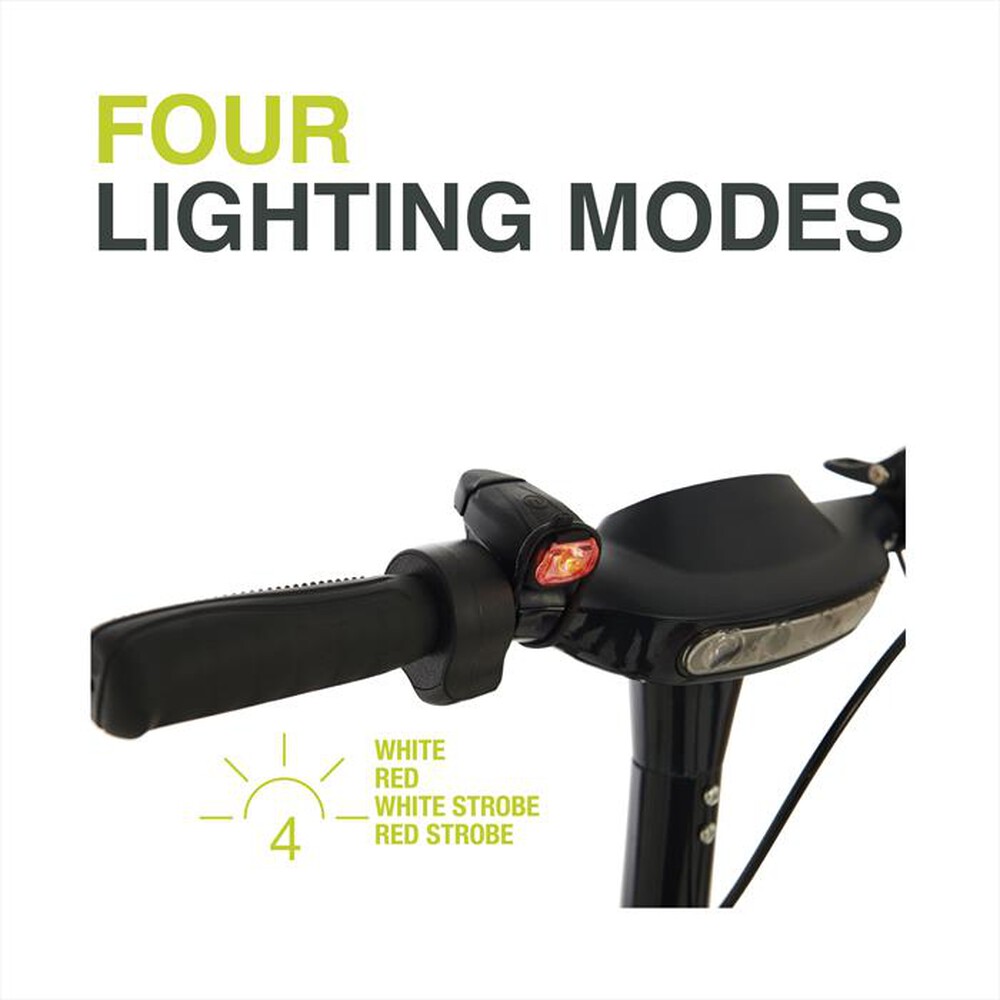 Immagine del prodotto NEWRBAN - Luce USB per bici e monopattino NEWMLIGHTUSBK-Nero