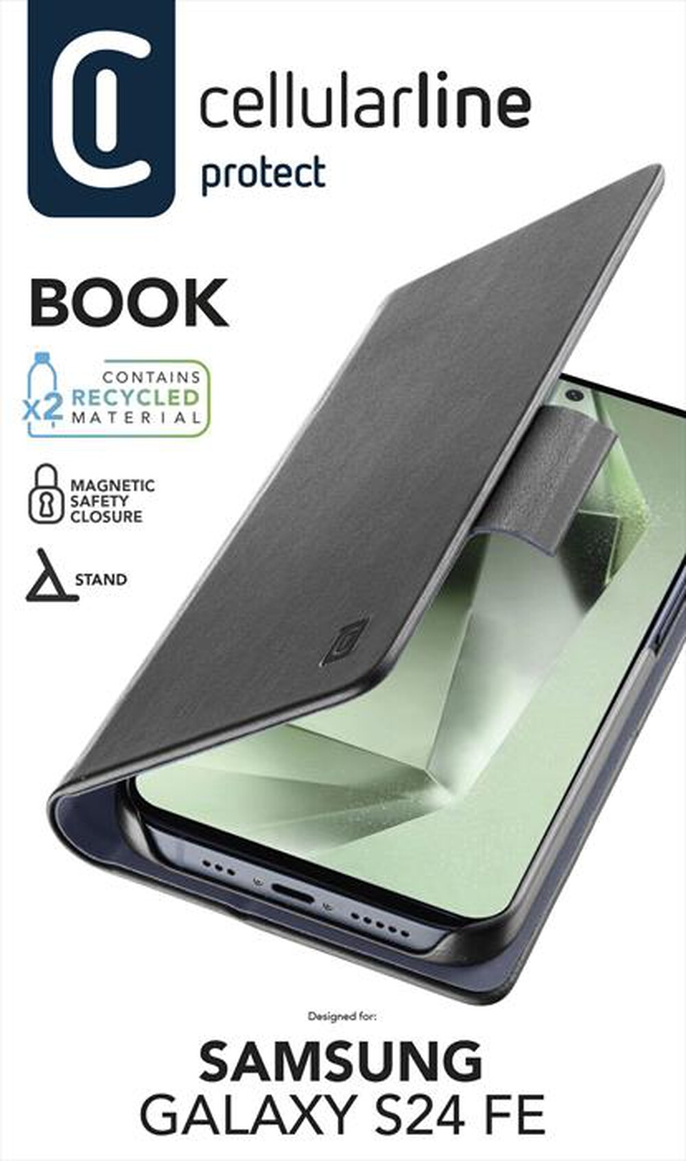 Immagine del prodotto CELLULARLINE - Cover BOOK per Samsung Galaxy S24 FE-Black