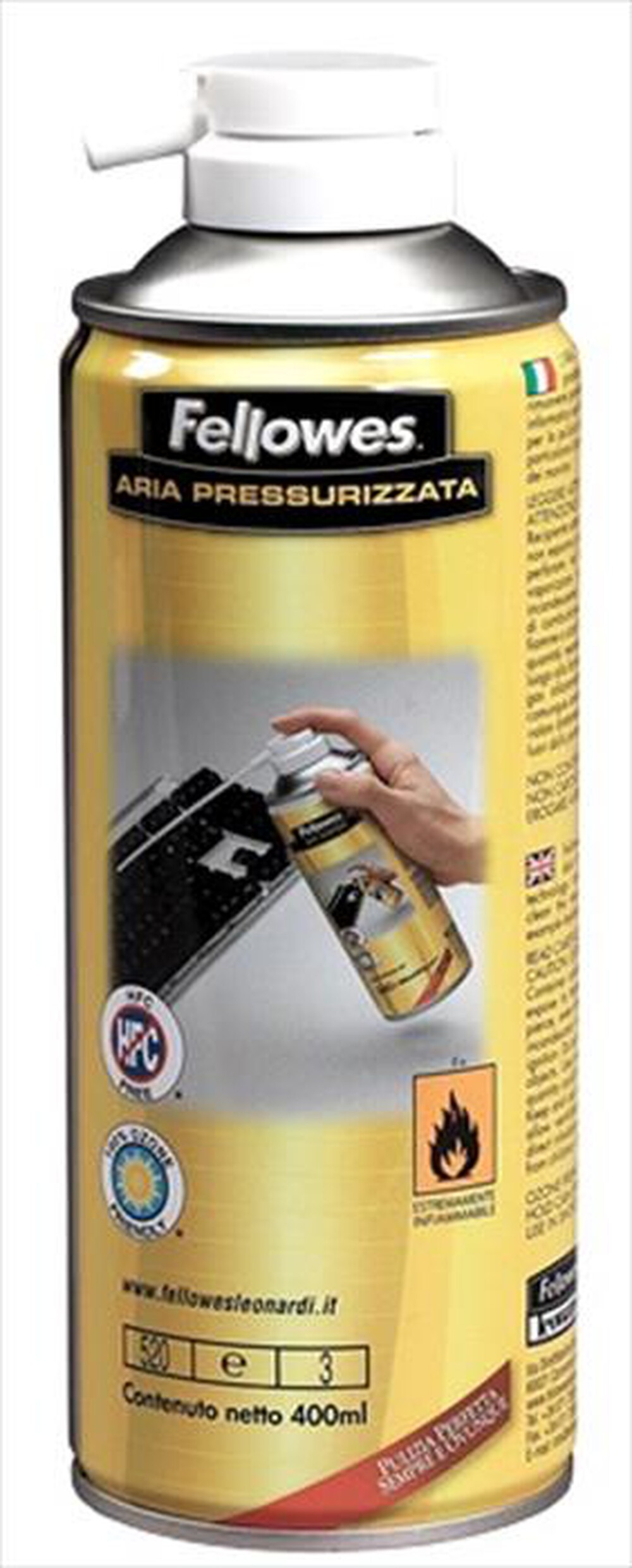 Immagine del prodotto FELLOWES - Aria pressurizzata 400ml-Giallo