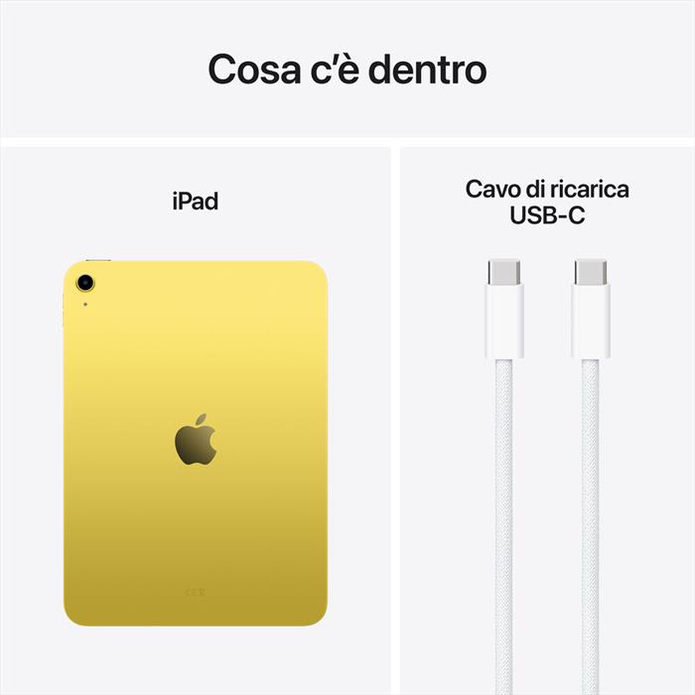 Immagine del prodotto APPLE - iPad 11" Wi-Fi 256GB (2025)-Giallo