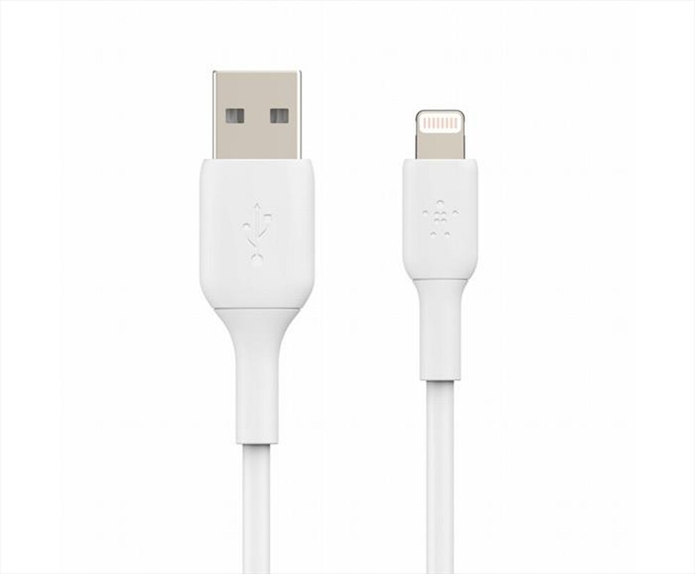 Immagine del prodotto BELKIN - CAVO PVC DA USB-A A LIGHTNING 3M-bianco