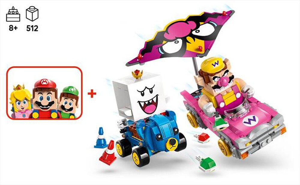 Immagine del prodotto LEGO - SUPER MARIO Mario Kart &ndash; Wario e Re Boo 72038