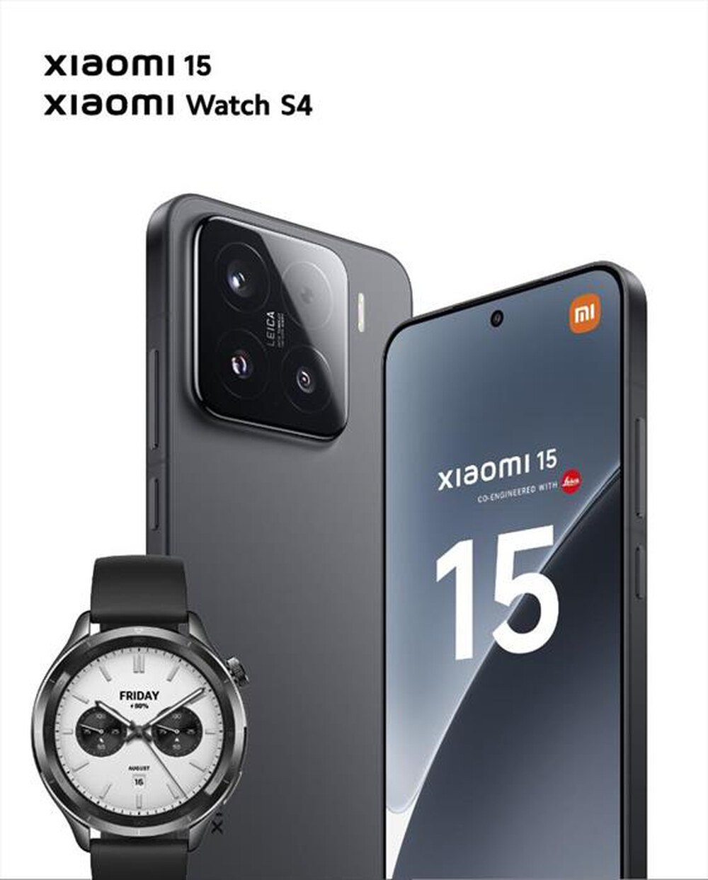 Immagine del prodotto XIAOMI - Smartphone XIAOMI 15 12+256G+ WATCH S4-Black