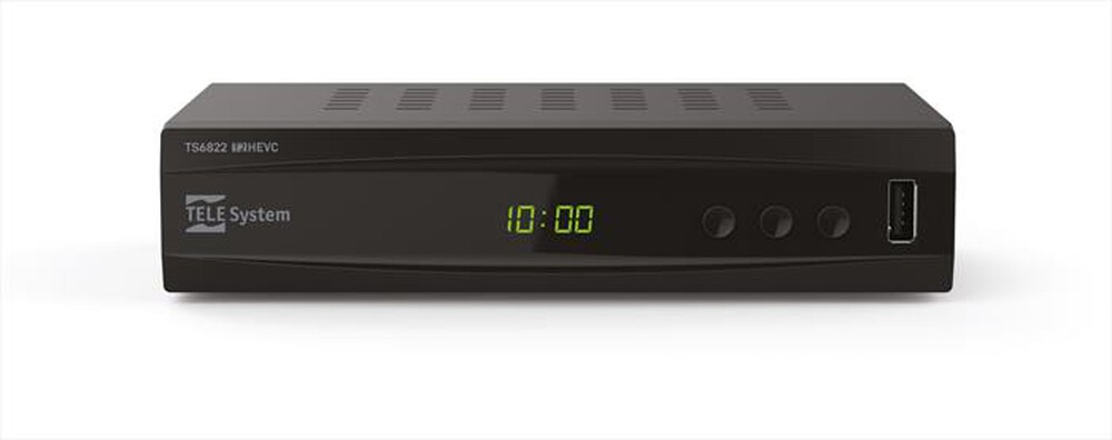 Immagine del prodotto TELESYSTEM - TS6822 TWIN DVB-T2 HEVC 10 BIT-Black