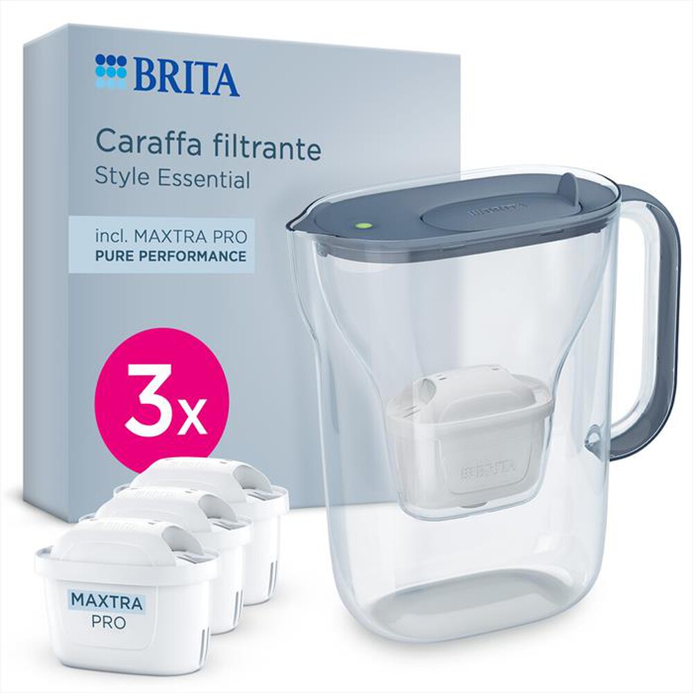 Immagine del prodotto BRITA - Caraffa filtrante STYLE ESSENTIAL 3 FILTRI INCL.-Stone Blue