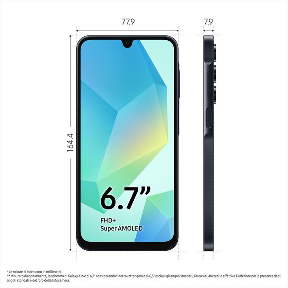 Immagine del prodotto SAMSUNG - Smartphone GALAXY A16 128GB-Black
