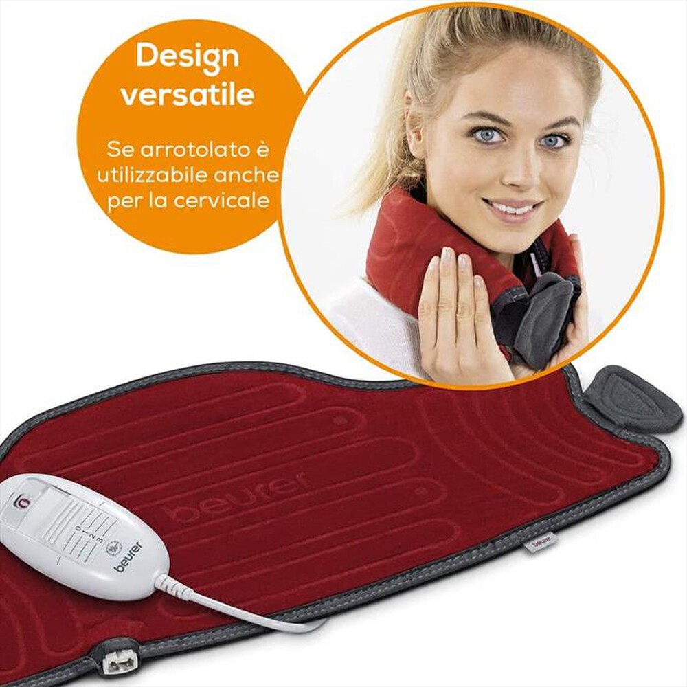 Immagine del prodotto BEURER - Termoforo singolo HK 55 EASYFIX-Grigio, Rosso