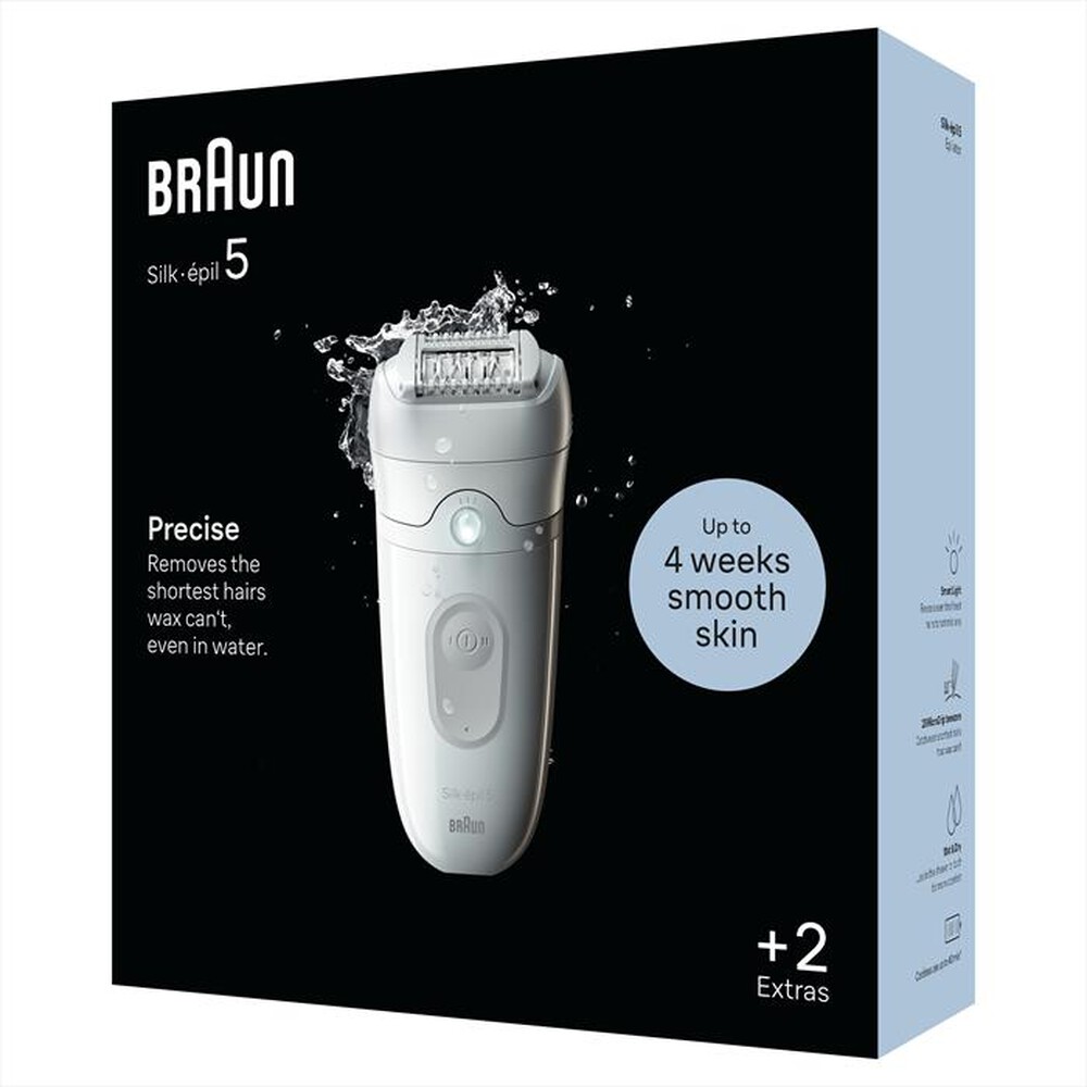 Immagine del prodotto BRAUN - Epilatore SILK-&Eacute;PIL 5 5-011-BIANCO/GRIGIO
