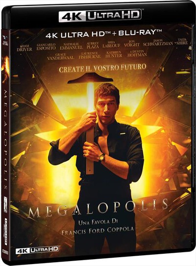 EAGLE PICTURES - Megalopolis (4K Ultra Hd+Blu-Ray Hd)-Multicolore