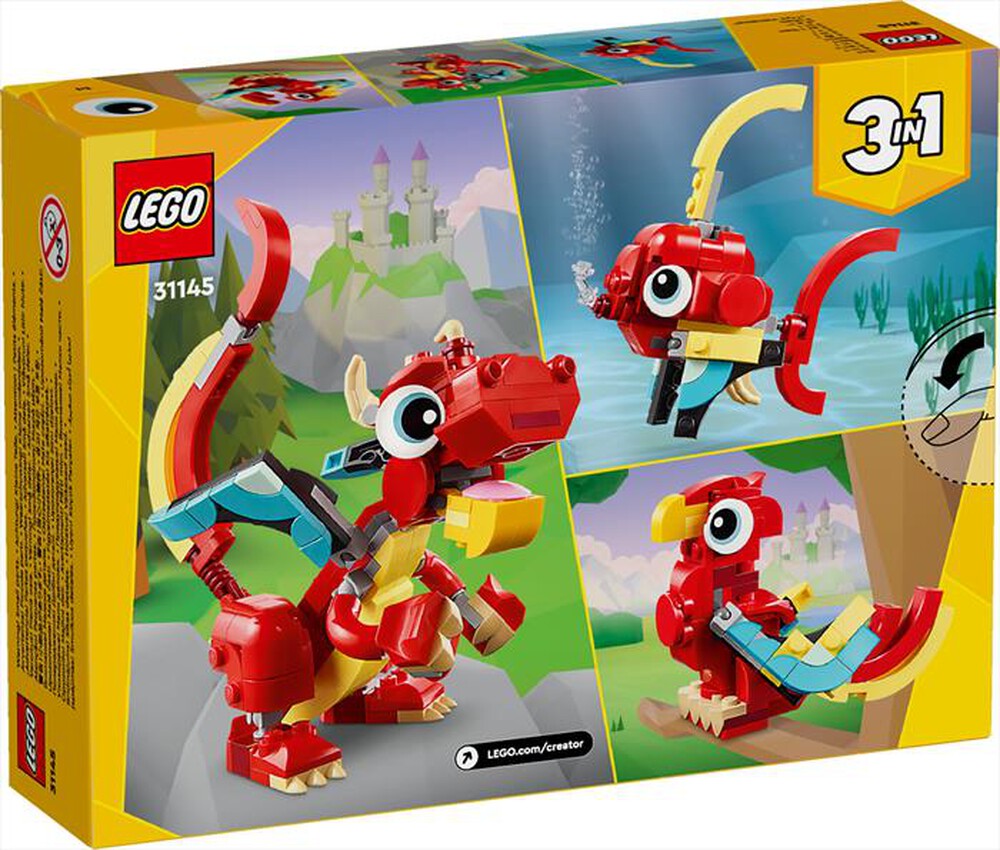 Immagine del prodotto LEGO - CREATOR Drago rosso 31145