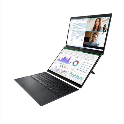 ASUS - Zenbook Duo OLED UX8406CA-PZ961W-Inkwell Gray