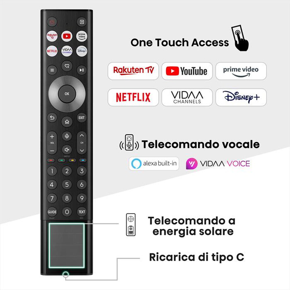 Immagine del prodotto HISENSE - Smart TV MINI LED UHD 4K 55" 55U79NQ-Metallo - Grigio Carbone