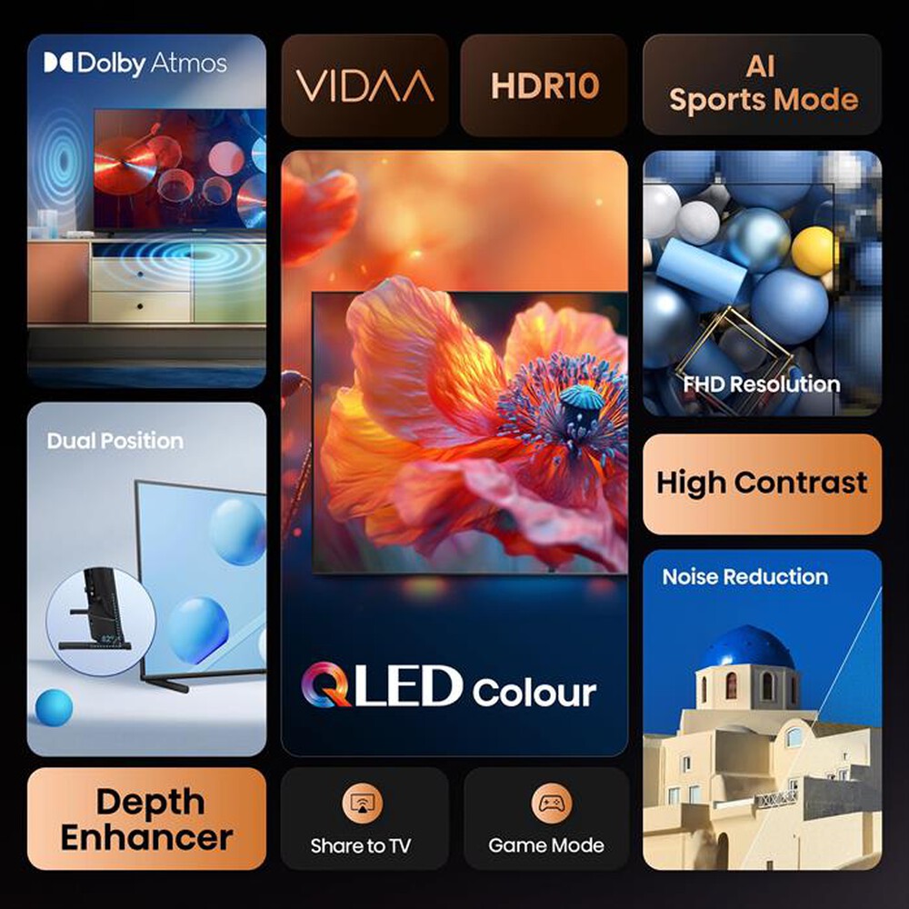 Immagine del prodotto HISENSE - Smart TV QLED 40" Full HD 40A59Q-NERO