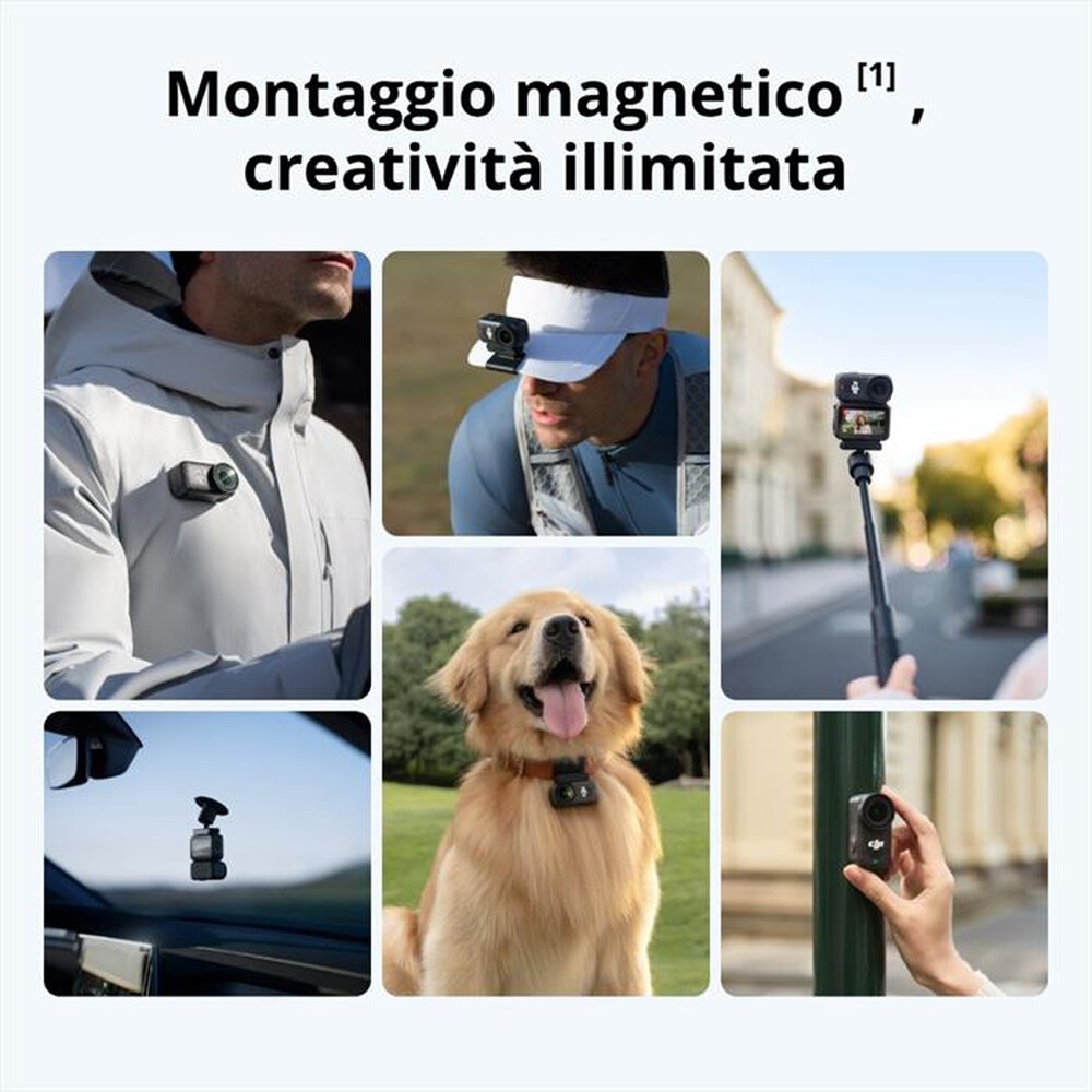 Immagine del prodotto DJI - Action cam OSMO NANO STANDARD COMBO (128GB)-Nero