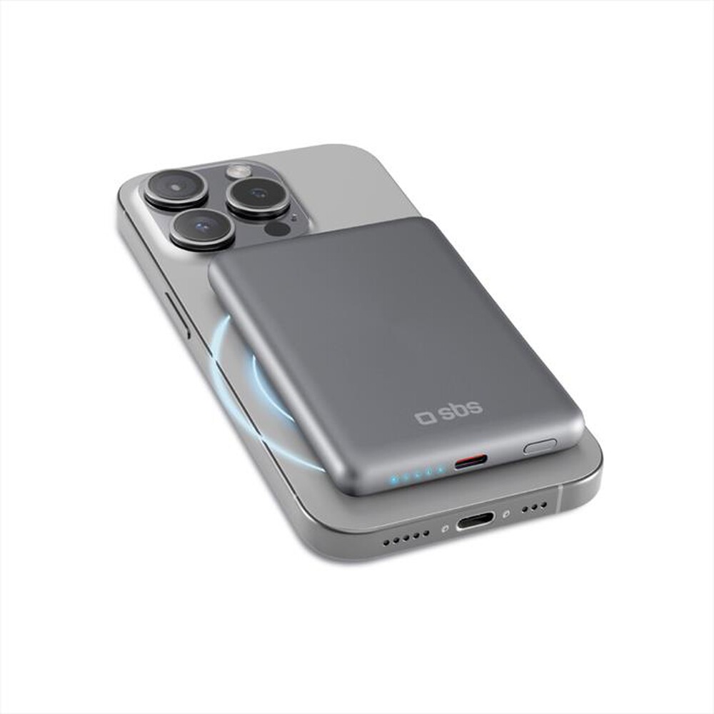 Immagine del prodotto SBS - Powerbank MagSafe TEBB5000MAGSLIM-Grigio