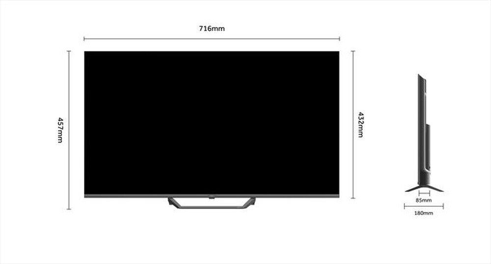 Immagine del prodotto HAIER - Smart TV QLED FHD 32" H32S80EFX-Nero