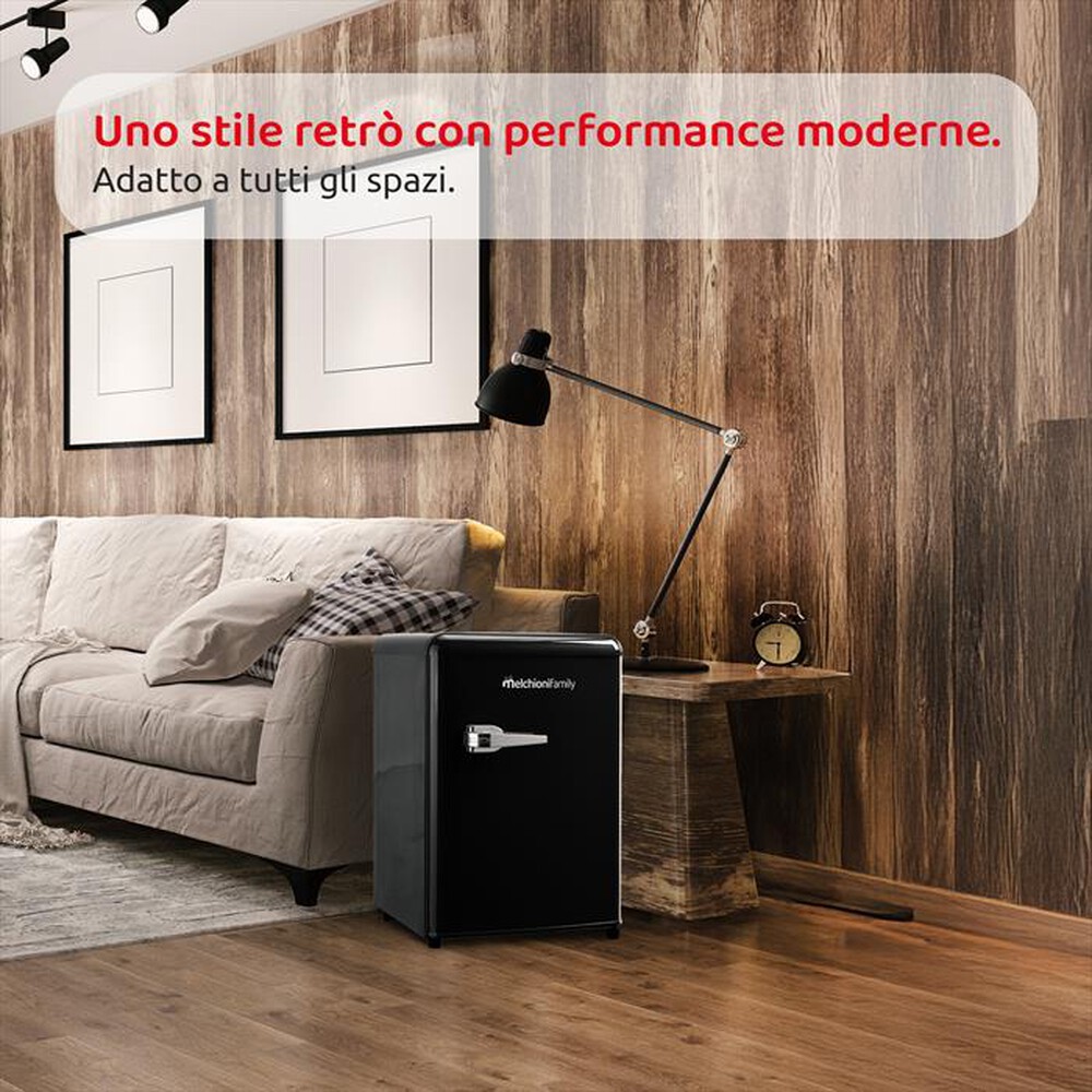 Immagine del prodotto MELCHIONI FAMILY - Frigorifero sotto-tavolo SIBERIA 45 Classe E 45lt-Nero / Metallo