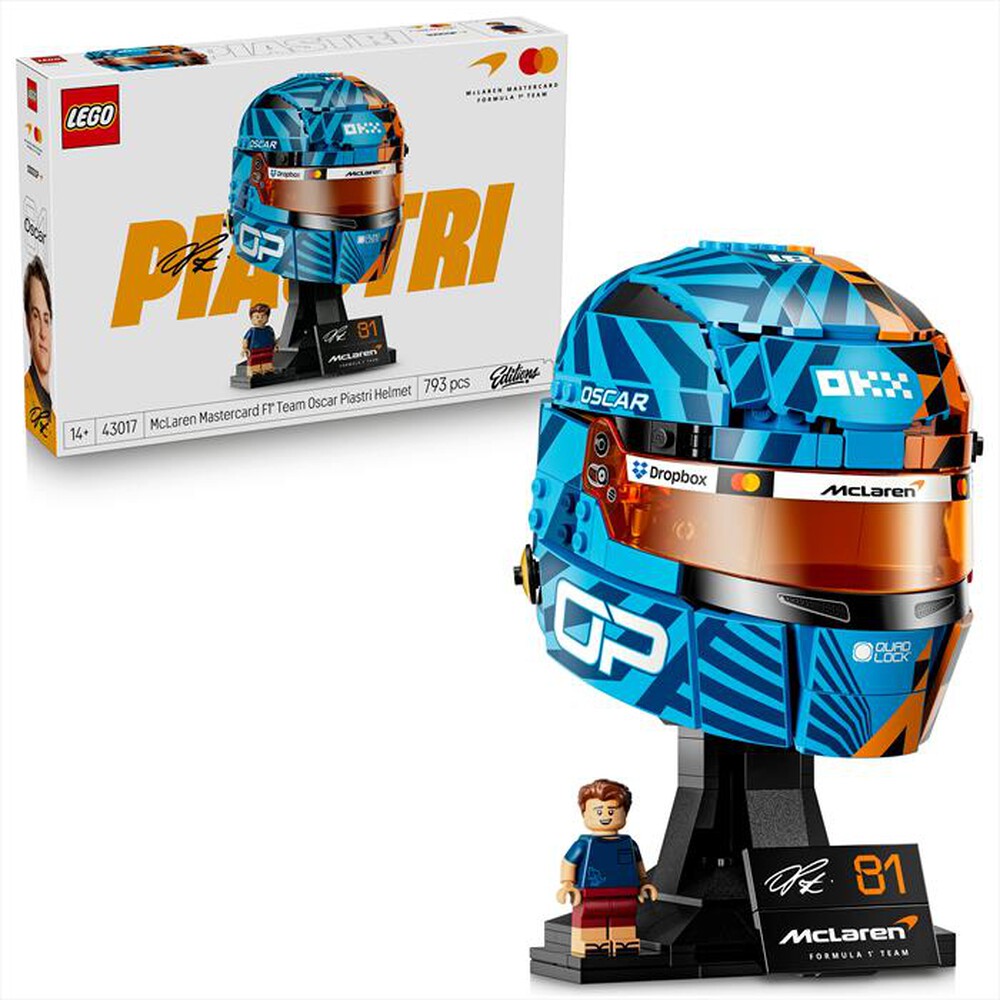 Immagine del prodotto LEGO - EDITIONS Casco di Oscar Piastri McLaren - 43017-Multicolore