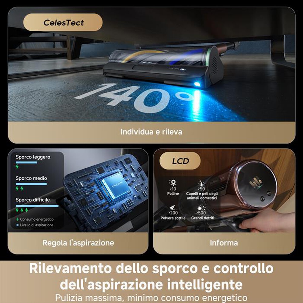 Immagine del prodotto DREAME - Scopa elettrica V30VIM-Granata