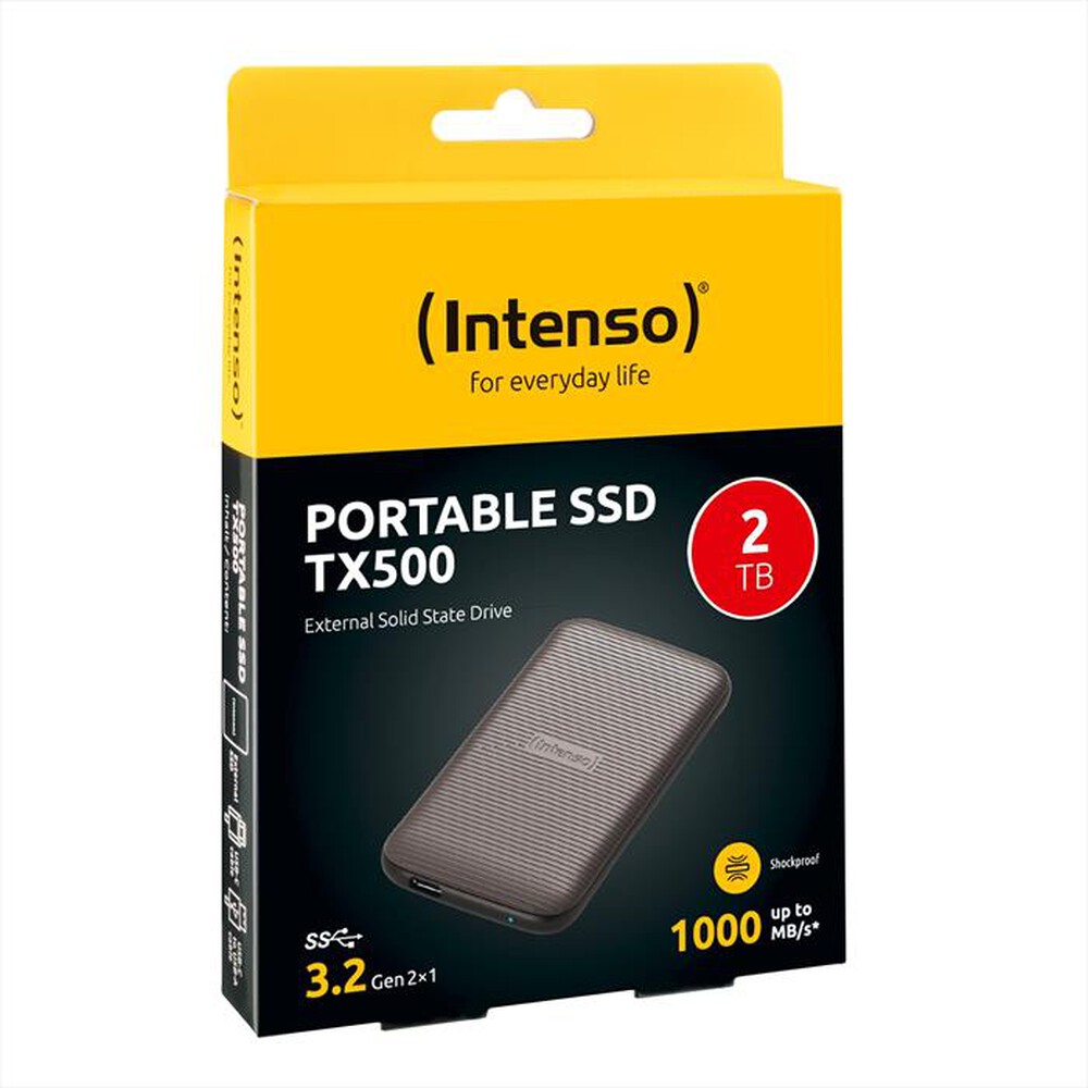Immagine del prodotto INTENSO - SSD ESTERNA 1,8" TX500 2 TB-MARRONE