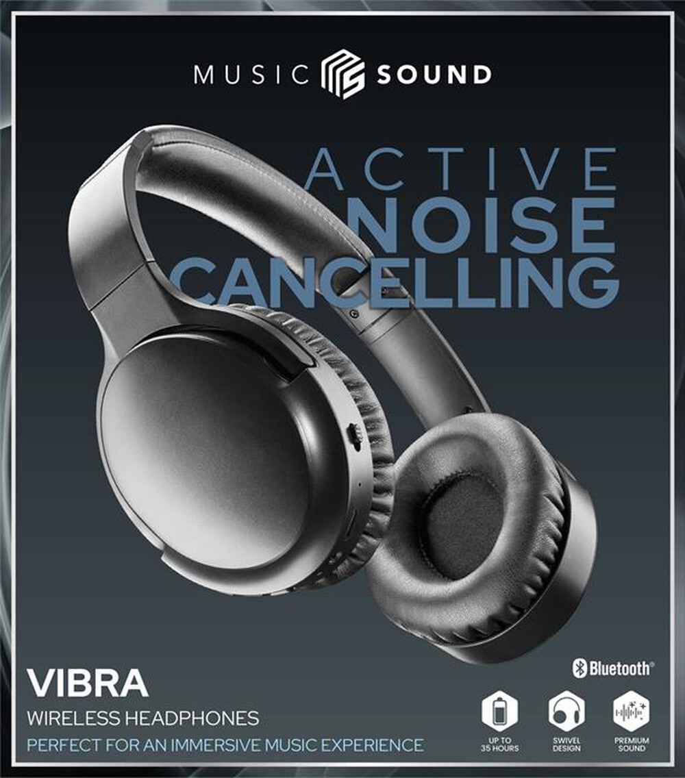 Immagine del prodotto CELLULARLINE - Cuffia wireless BTHEADBMSVIBRAK-Nero