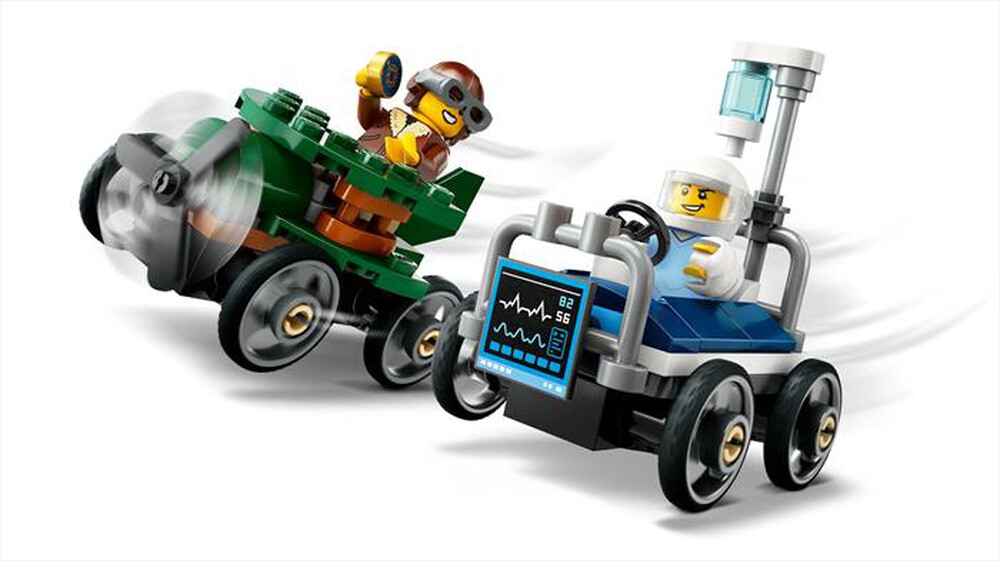 Immagine del prodotto LEGO - CITY Veicoli da corsa aereo letto d&rsquo;ospedale 60459