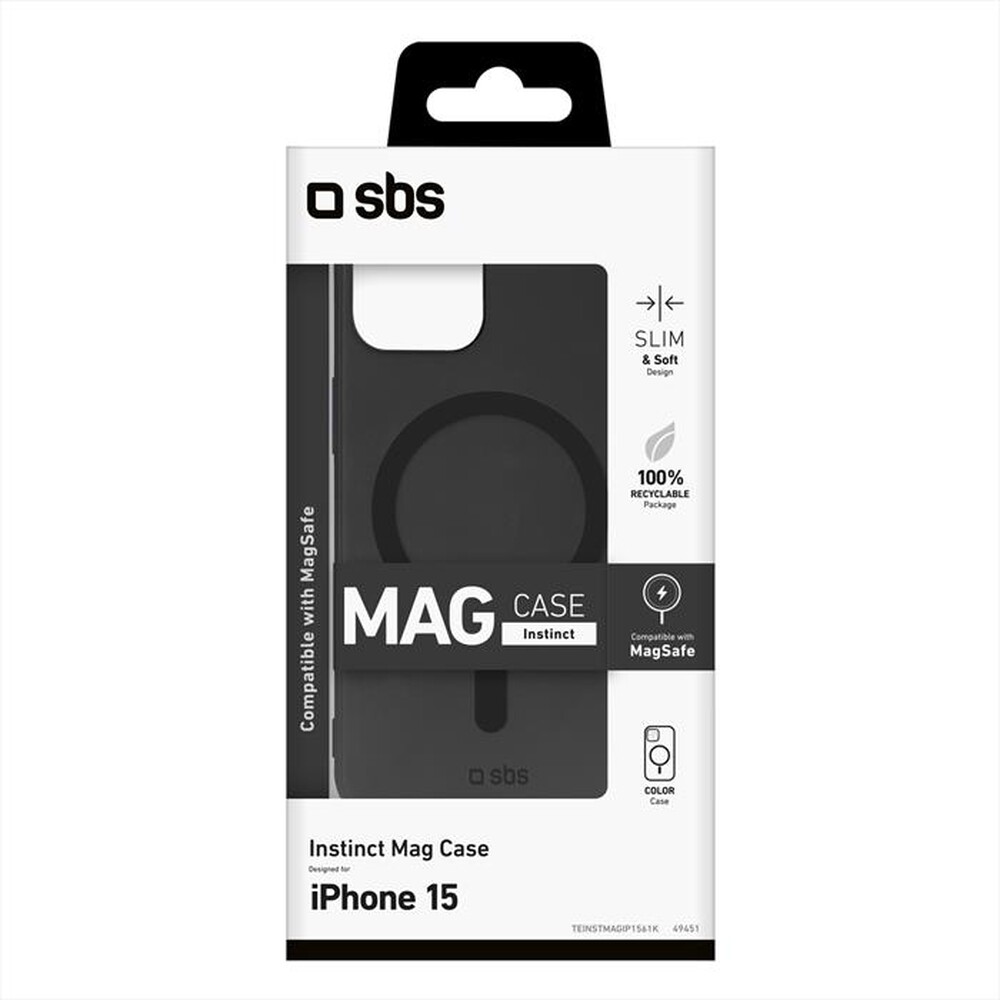 Immagine del prodotto SBS - Cover TEINSTMAGIP1561K per iPhone 15-Nero