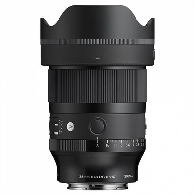 SIGMA - Obiettivo 35mm-F/1.4 (A) AF DG II SONY E-MOUNT-Nero