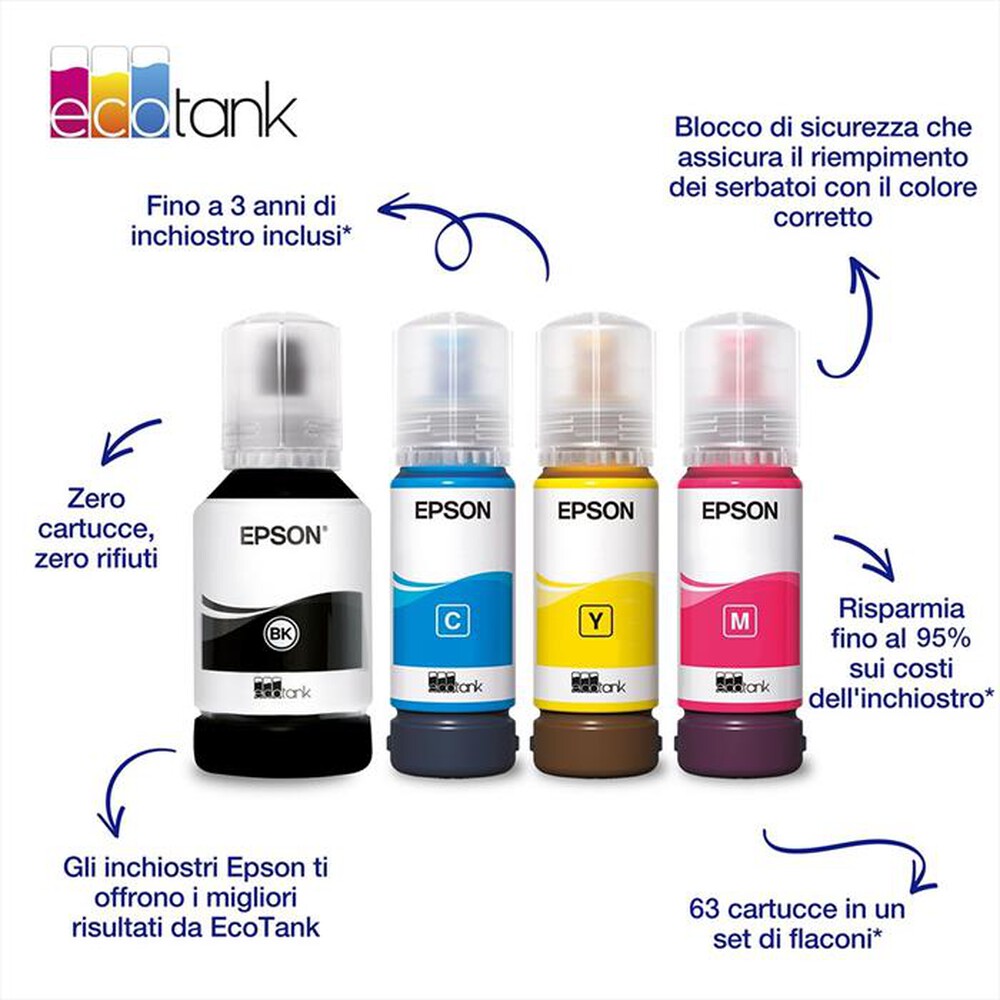 Immagine del prodotto EPSON - 104  FLACONE DI INCHIOSTRO ECOTANK T00P3 MAGENTA-Magenta