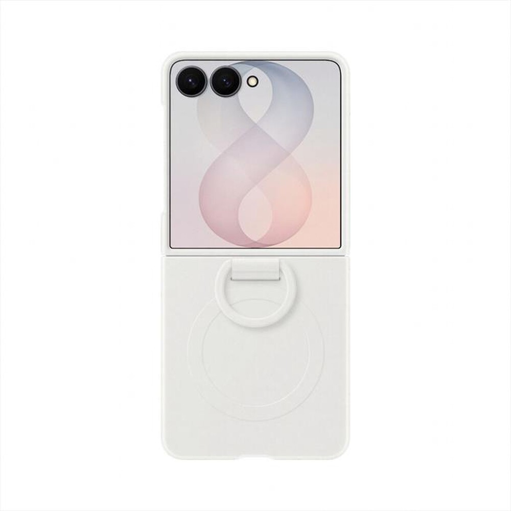 Immagine del prodotto SAMSUNG - Custodia Silicone Ring Magnet per Galaxy Z Flip8-White