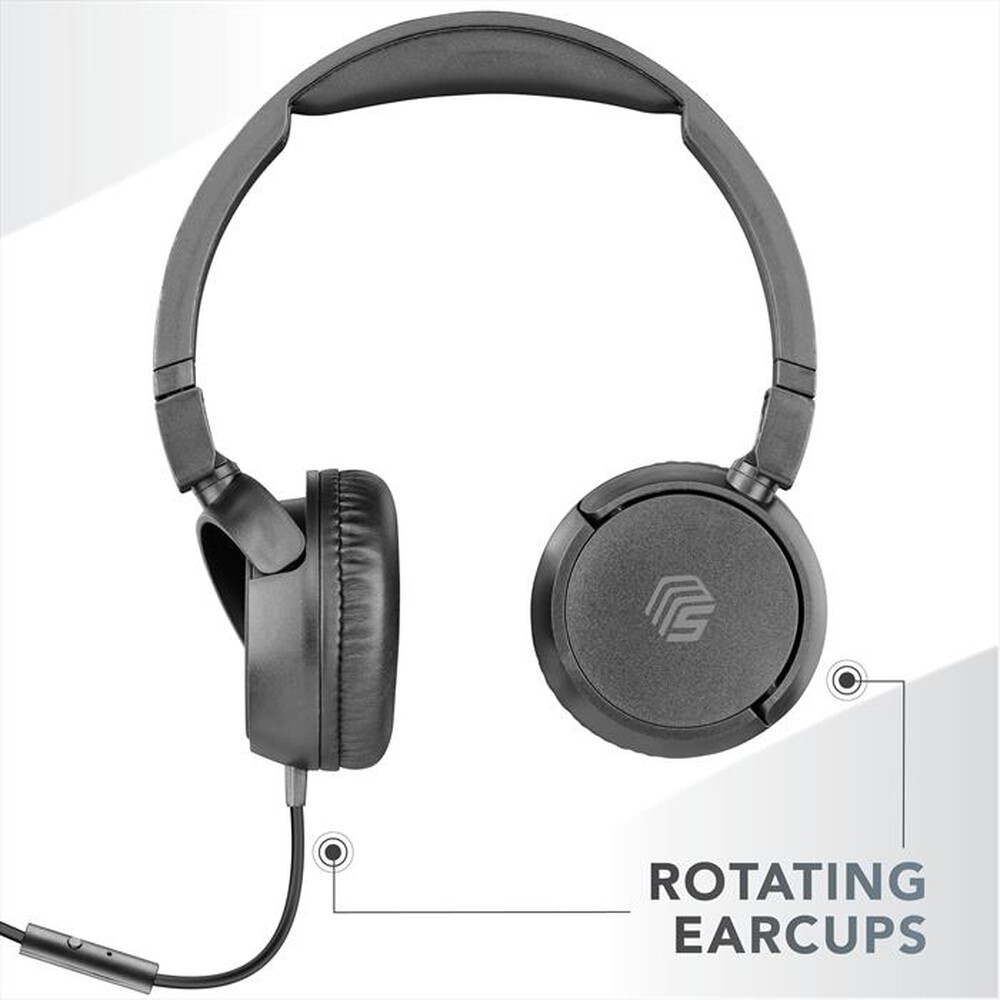 Immagine del prodotto CELLULARLINE - Cuffie a padiglione chiuso MUSICSOUNDFULLCK-Nero