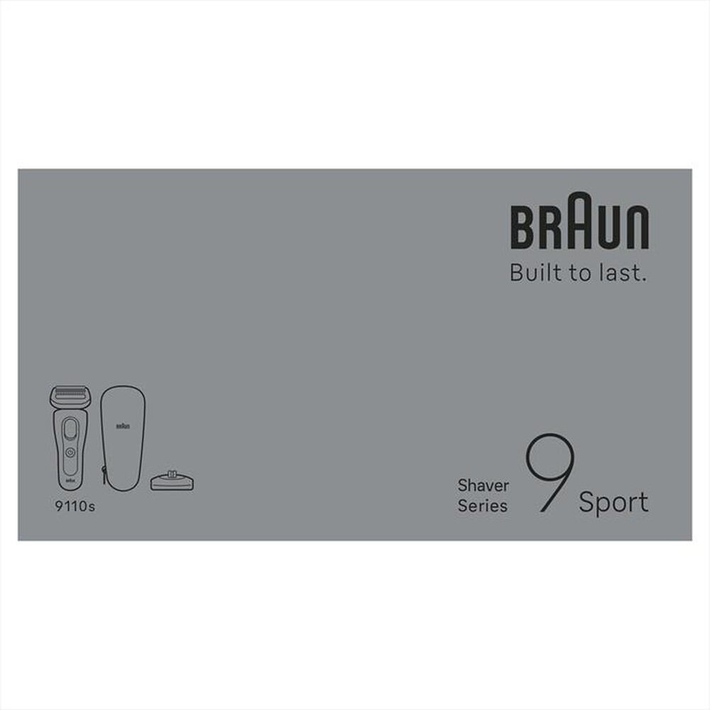 Immagine del prodotto BRAUN - BRAUN SHAVER 9110S NERO-NERO