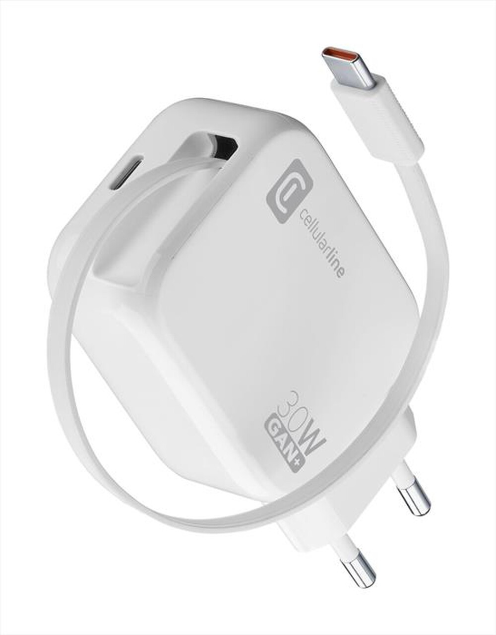 Immagine del prodotto CELLULARLINE - RETRACTABLE POWER 30W-Bianco