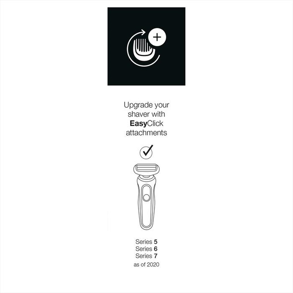 Immagine del prodotto BRAUN - EasyClick Accessorio Rifinitore Corpo-Grigio
