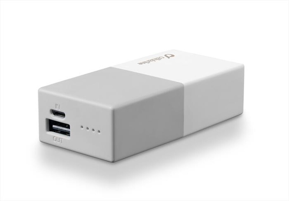Immagine del prodotto CELLULARLINE - FREEPSMART5000W Powerbank Stylecolor 5.000 mAh-Bianco