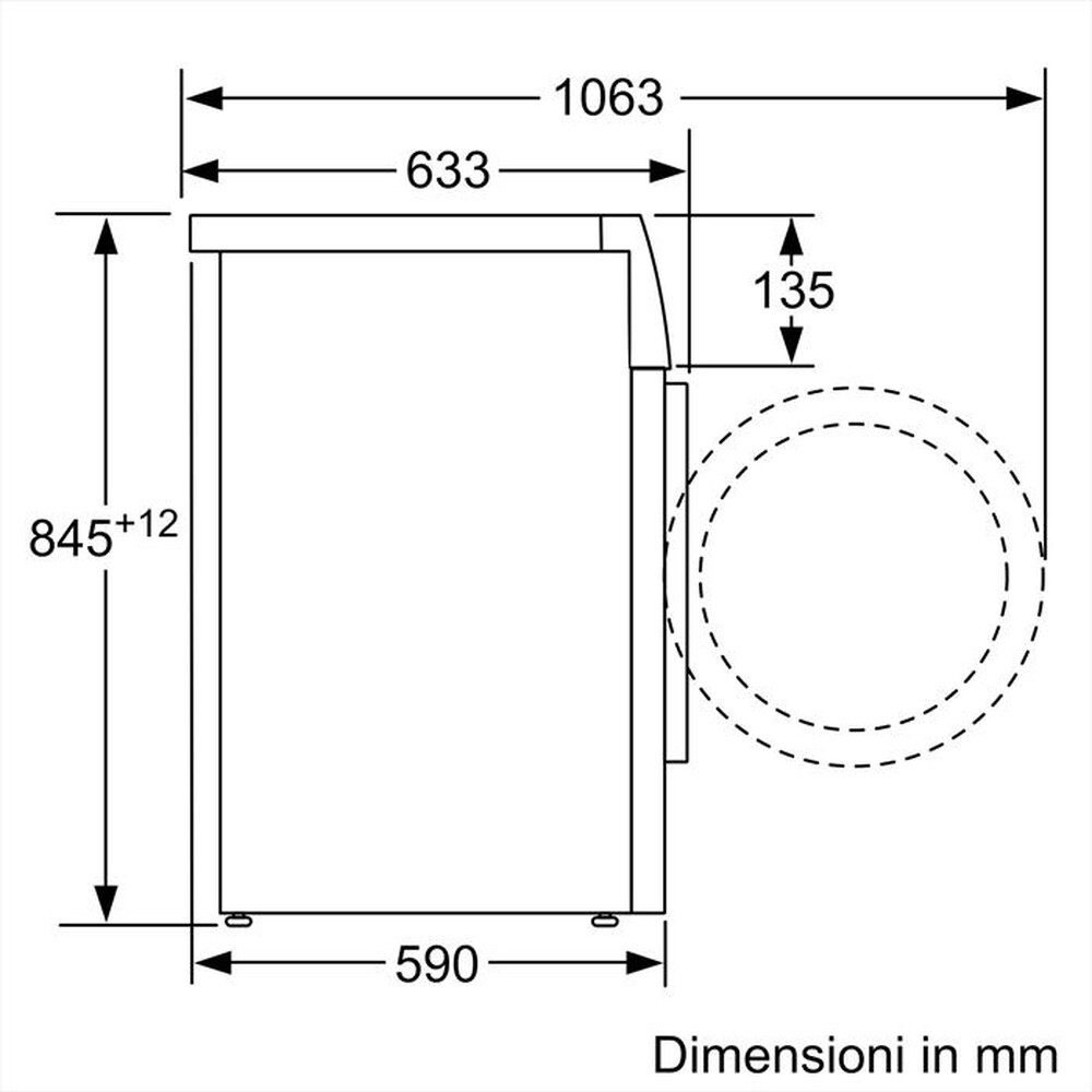 Immagine del prodotto BOSCH - Lavatrice Serie 4WAN28219IT 9Kg 1400G Classe A-Bianco